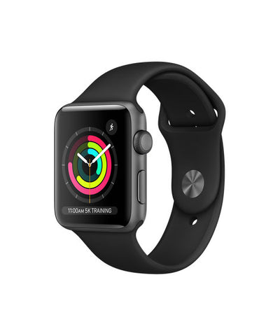 Apple Watch Series 3 Aluminum GPS Watches.